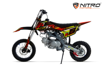 Preview: NITRO MOTORS 125cc Kinder Dirtbike Drizzel URX 14/12 4-Gang